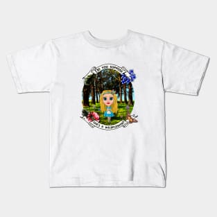 Do you suppose she's a wildflower? Kids T-Shirt